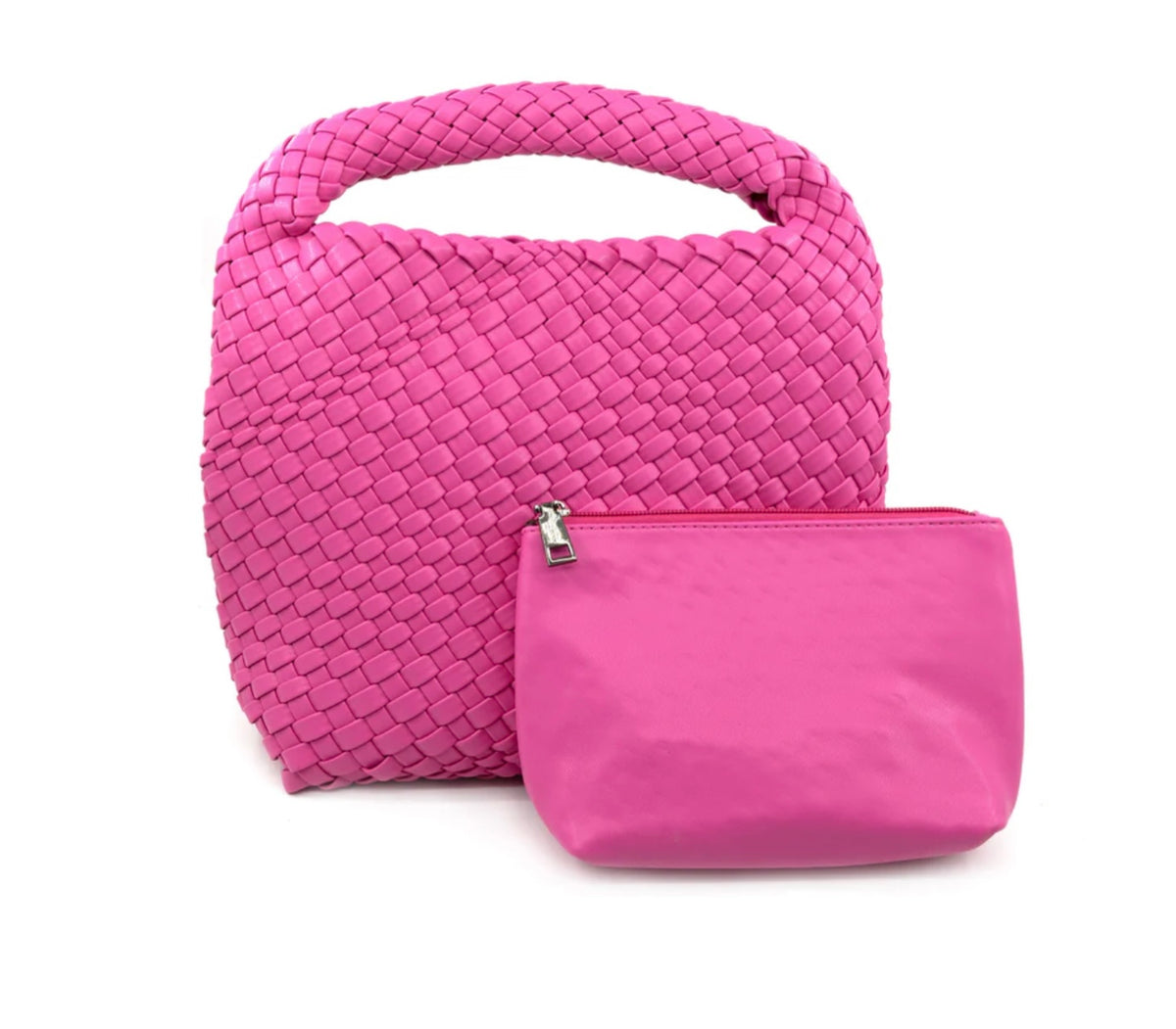 Sunny Bloom Woven Hobo Bag