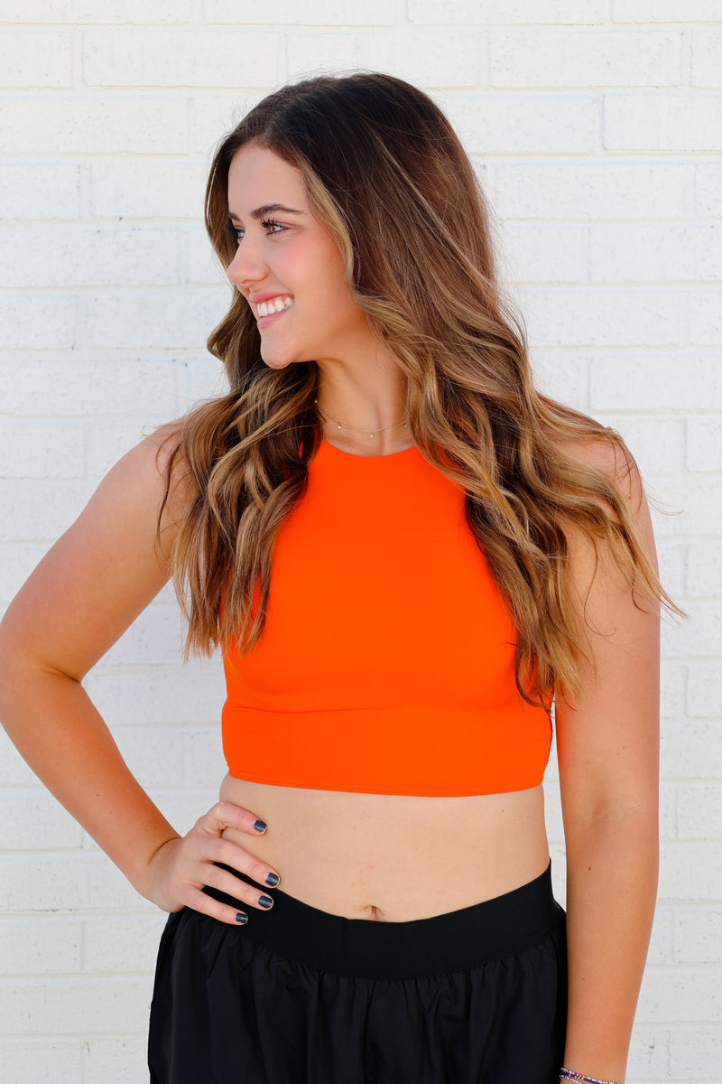 Mono B Cropped Fitted Muscle Tee Southern Charm Clothing