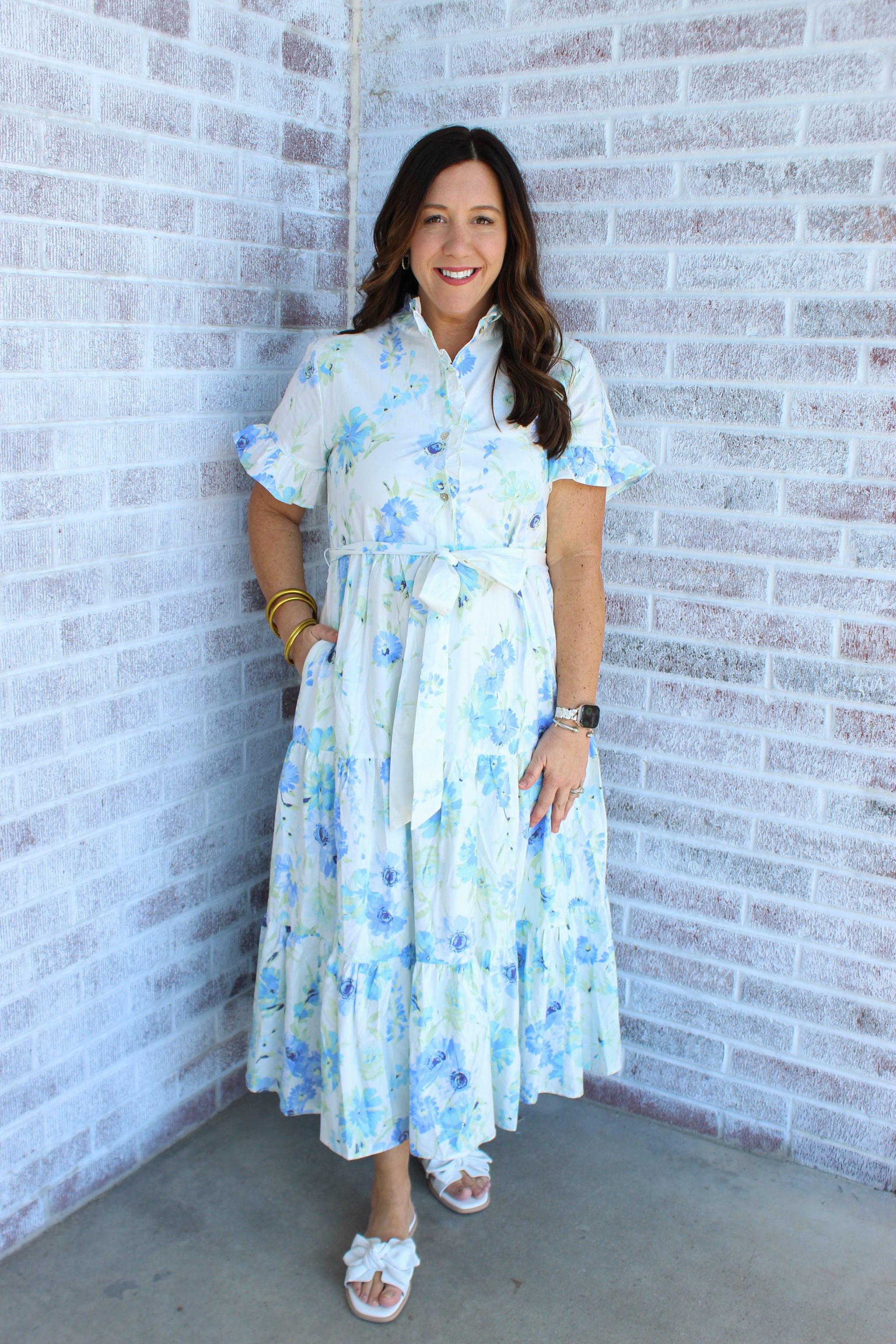 chinese dress ladies Women's Penni Vintage Gardens Midi Dress
